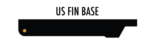 Darstellung der US Fin Base für Starboard und Fanatic SUPs.