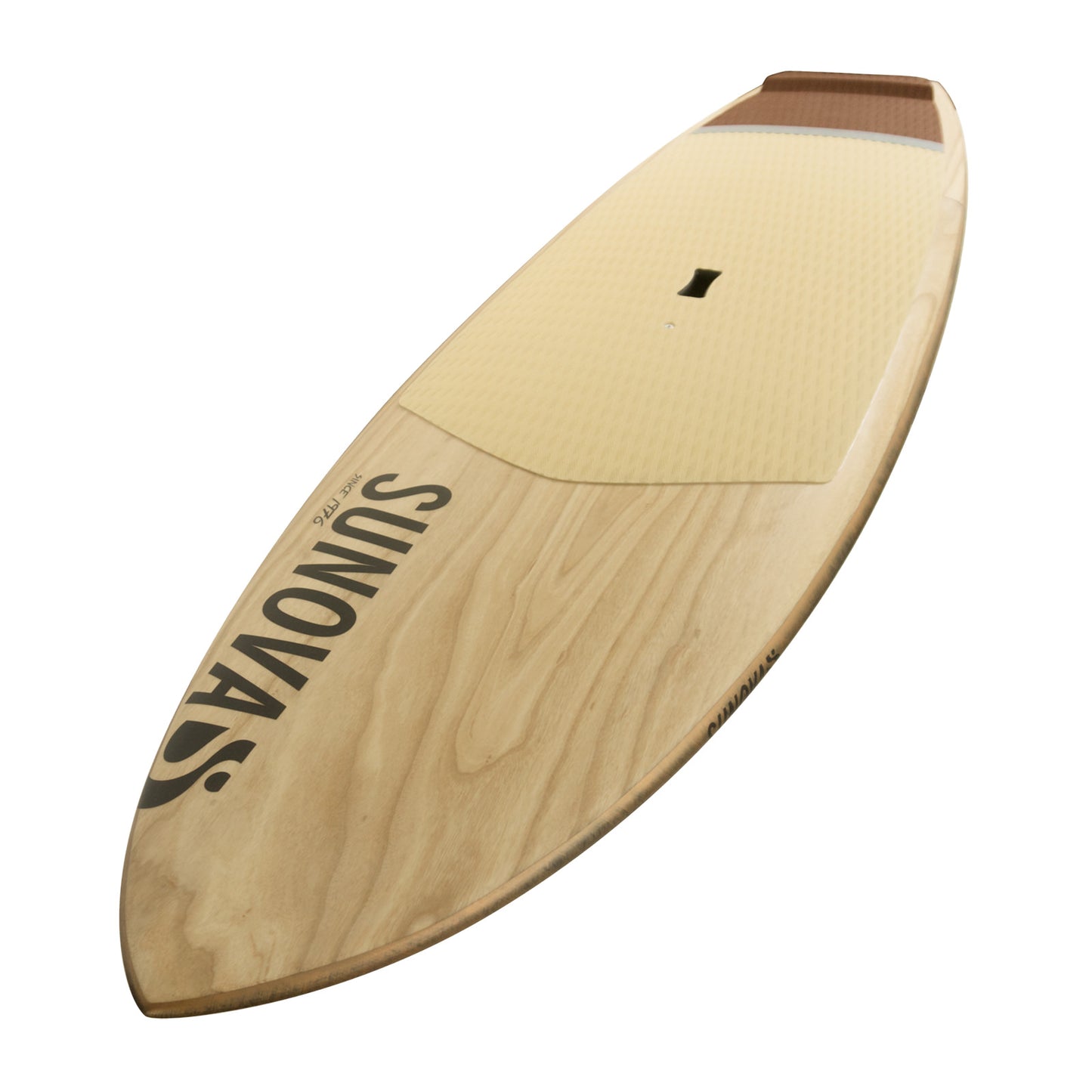 Perspektivische Ansicht des Sunova Skate Wave SUP Board in der TR3 Bauweise.