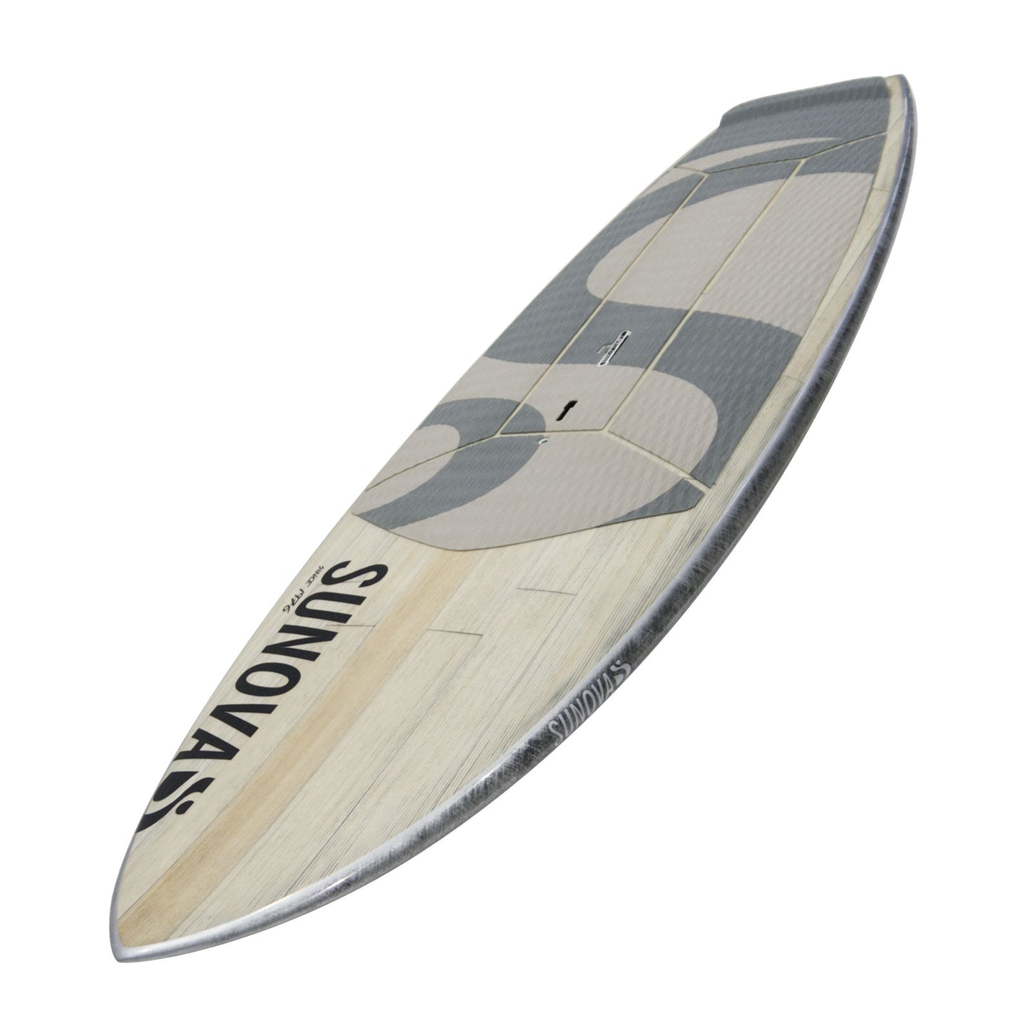 Perspektivische Ansicht des Sunova Skate Wave SUP Board in der XXX Bauweise.