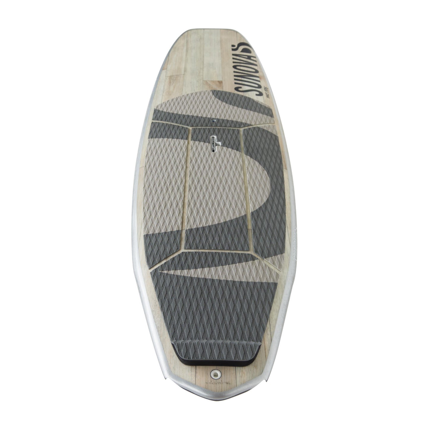 Heck Ansicht des Sunova Speeed Wave SUP Board in der XXX Bauweise.
