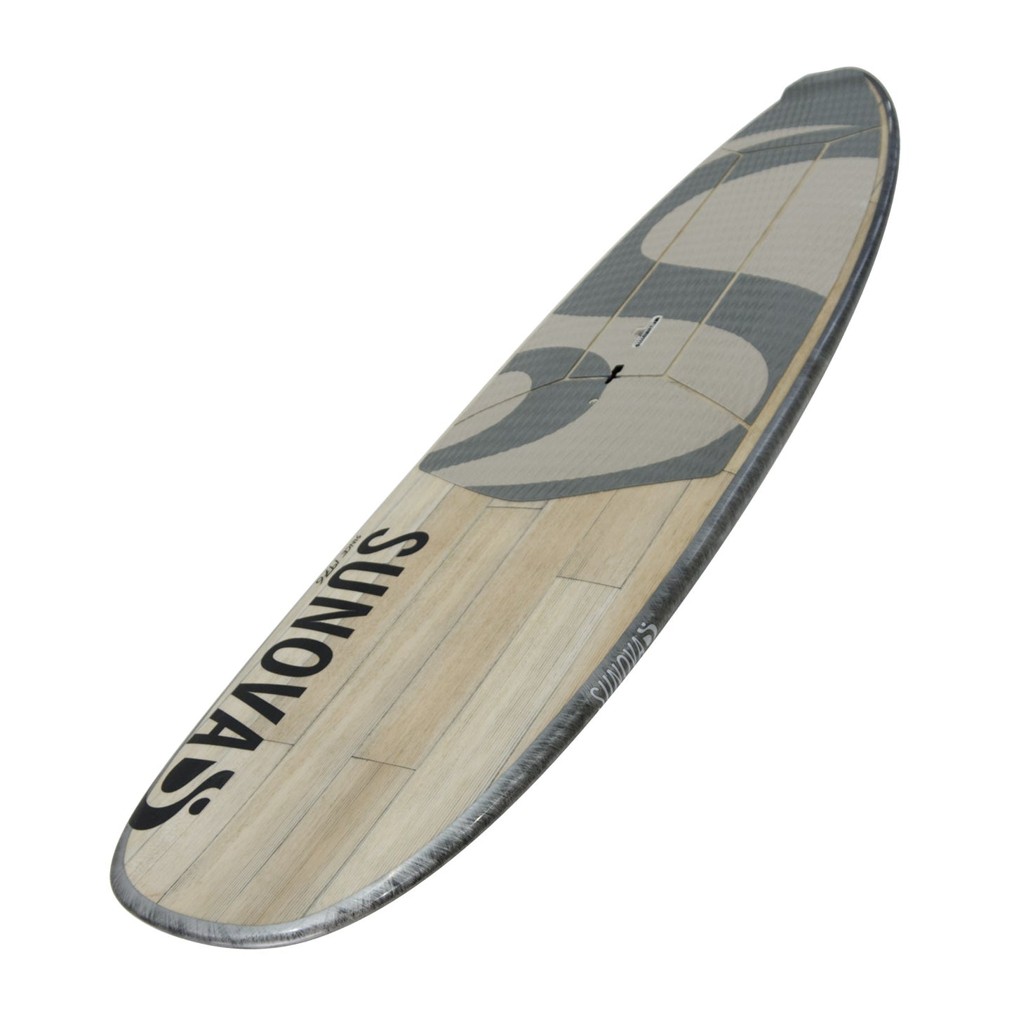 Perspektivische Ansicht des Sunova Style Wave SUP Board in der XXX Bauweise.
