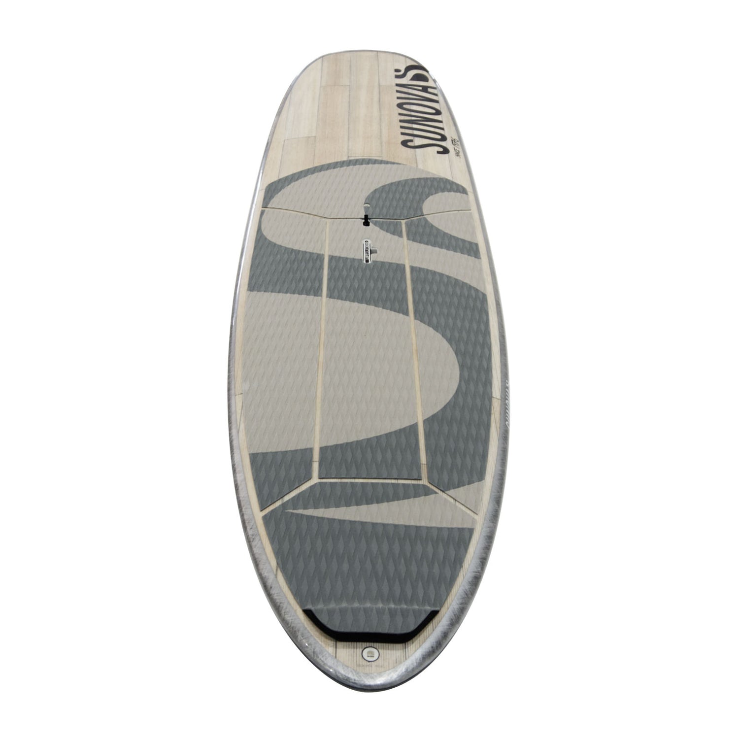 Heck Ansicht des Sunova Style Wave SUP Board in der XXX Bauweise.